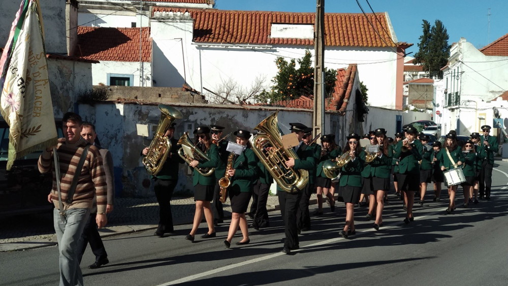 Boas-vindas à banda da Sociedade Filarmónica Amizade Visconde de Alcácer