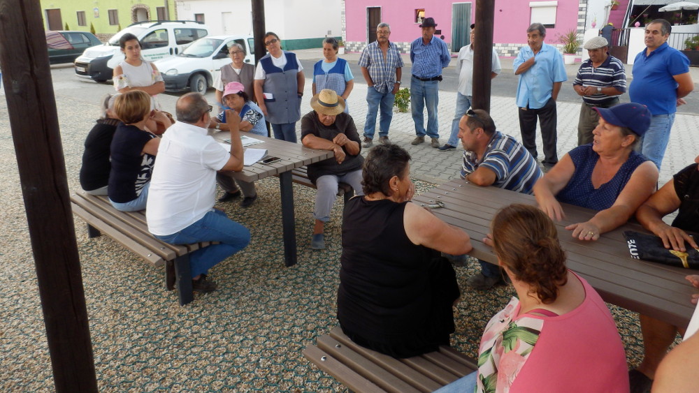 Reunião com os habitantes de Monte Novo de Palma e da Quinta do Ouvidor