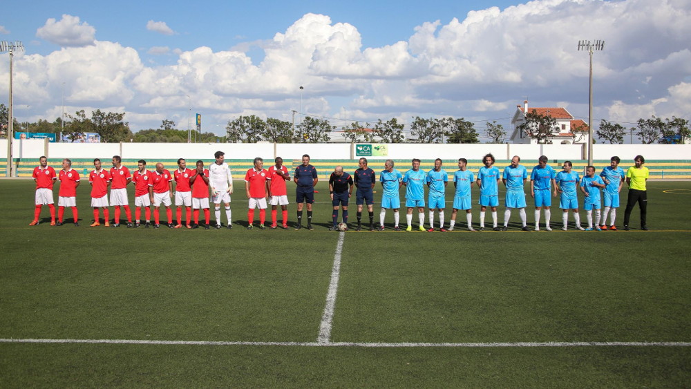 Futebol juntou veteranos de Alcácer, do Benfica e do Sporting