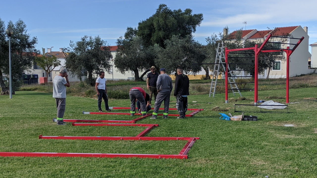 Equipamento Training Box na zona do Olival de Fora