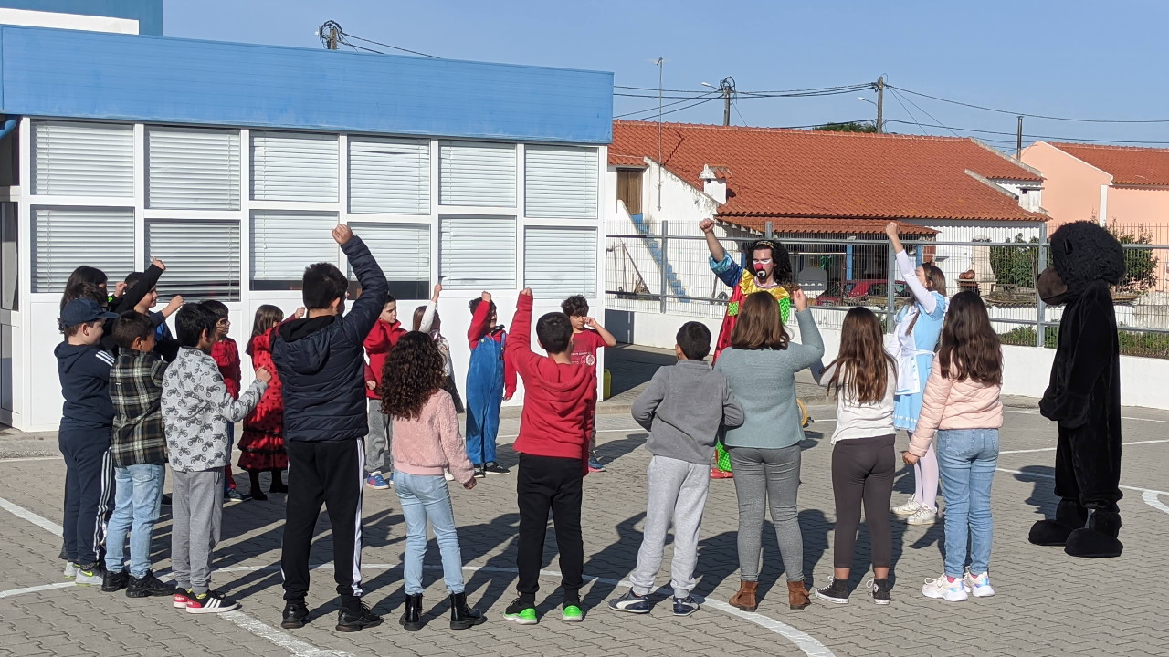 O Carnaval foi às escolas da União das Freguesias